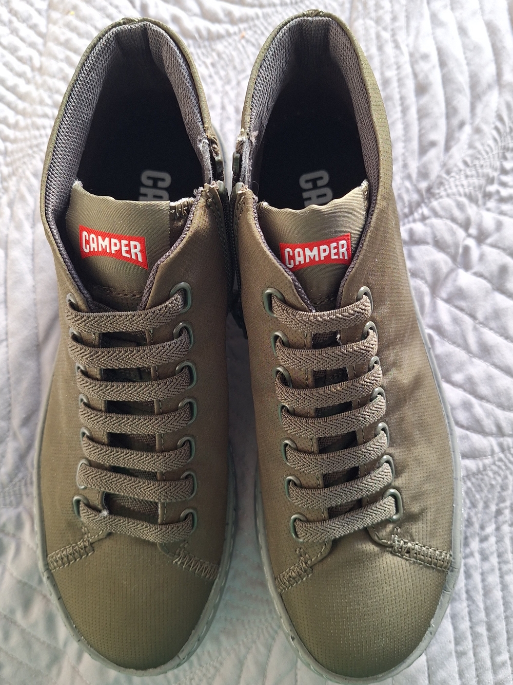Camper Olive Green Men’s Low-Top Sneakers
